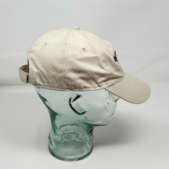 KC Caps Baseball Hat Cap Track Field Tan Beige Adjustable Trucker Hat - Picture 5 of 7